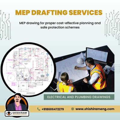 Shishiram engineering services provide MEP drafting services online all over India and Abroad. For electrical and plumbing drawings contact us or WhatsApp us at +918606472279 Visit our website www.shishirameng.com for more details.
#shishiramengineeringservices #mepdrawings #mepdrafting #ElectricalDrawings #plumbingdrawings #electricalconsultancy
