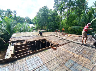 Ground floor main slab concrete day @kodungallur 

 #HomeAutomation #housedesign  #HouseDesigns  #ContemporaryHouse  #Architect  #homeandinterior  #Thrissur  #architecturekerala  #Ernakulam  #architecturedesigns  #Contractor