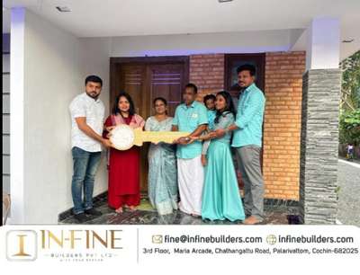 Their dream has been made reality through us… proud and happiest moment….
🔑Key handing over to Jose Mathew & Family
For more Details
👉+91 8714335173
👉 www.infinebuilders.com
👉fine@infinebuilders.com  #construction #design #building #interiordesign