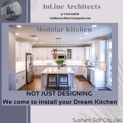 For Modular kitchen and Commercial Kitchen
Contact Us @9369440198
@inlinearchitects 
Sushant Golf City, Lko.
Krishna Puram, Knp. 
 #ModularKitchen #ClosedKitchen #KitchenIdeas #LargeKitchen #LShapeKitchen #KitchenCabinet #KitchenInterior #WoodenKitchen #KitchenCeilingDesign #commercialkitchen #commercialkitchenequipment #kanpur #Lucknow #varanasi #noida #uttarpradesh