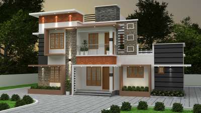 #ContemporaryHouse  #3 bhk