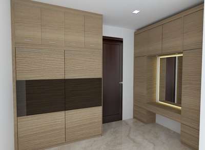 Modular wardrobe in 3d make by Doli