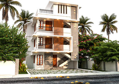 #sweet home#
#Buildind #HouseDesigns #ElevationHome #3centPlot #3d