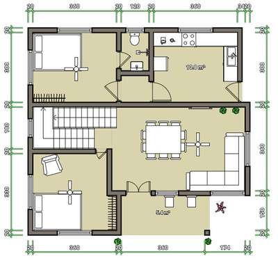 900 sq. ft home plan #house plan