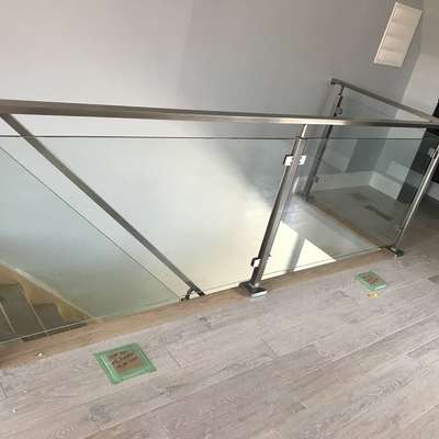 we're doing all types stainless steel handrails high quality wood and glass railings.