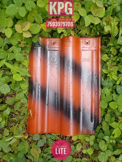 MODEL: KPG JASPER LITE
COLOUR: RED&BLACK
 #CERAMICROOFTILE  #rooftiles  #roofingideas  #kpgroofings