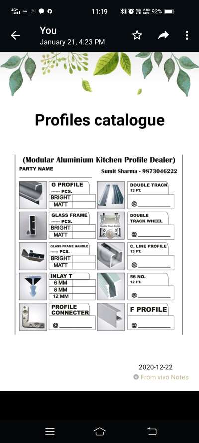 ROYAL ALUMINUM
 DEALS IN ALUMINIUM MODULAR KITCHEN PROFILE
 FOR EG , G PROFILE GLASS FRAME . T PROFILE. WARDROBE SLIDING TRK PROFILE MANY MORE ITEMS