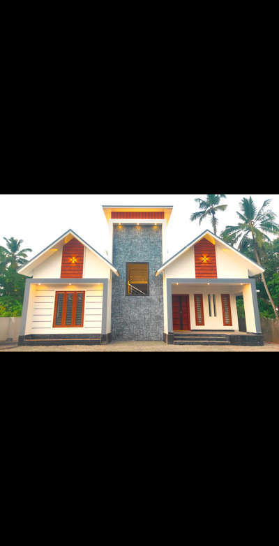 Stylish new home at Anchery, Thrissur, Kerala
Area-1850 sq ft
client - Abby Frank James