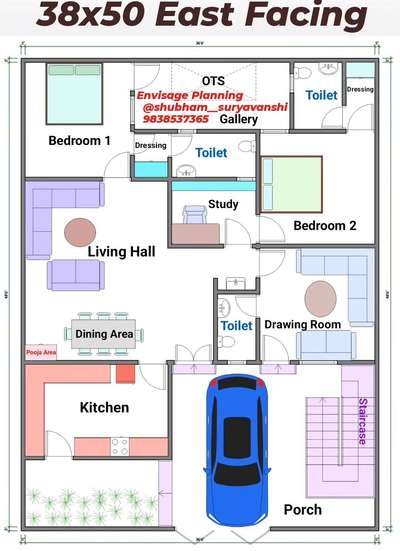 38x50 Raat Facing
We provide
✔️ Floor Planning,
✔️ Vastu consultation
✔️ site visit, 
✔️ Steel Details,
✔️ 3D Elevation and further more!
#civil #civilengineering #engineering #plan #planning #houseplans #nature #house #elevation #blueprint #staircase #roomdecor #design #housedesign #skyscrapper #civilconstruction #houseproject #construction #dreamhouse #dreamhome #architecture #architecturephotography #architecturedesign #autocad #staadpro #staad #bathroom