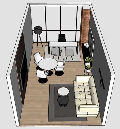 1 Room office plan layout plan 
3d Service also. #happycustomer #happycustomers #happycustomerreview #3d