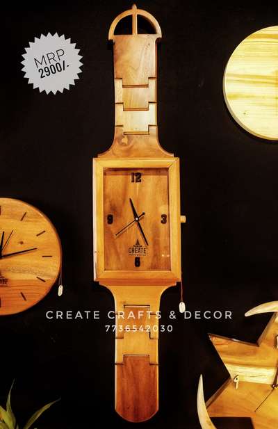 #HomeDecor #woodenclocks
#woodencraft 
@create craft and decore
9388902090
7736542030
