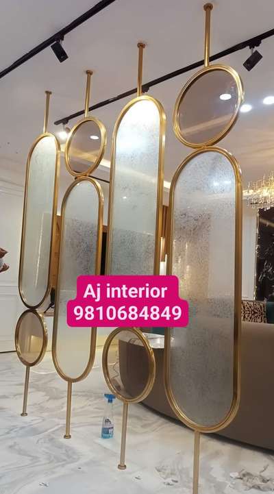 partition work in stainless steel with pvd coating exclusive Design customized available deliver in kerala 💯 👍🏻