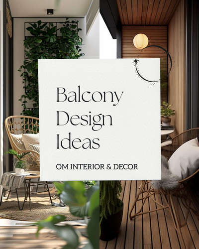 🌺 "Turn your balcony into your favorite hangout spot 💡✨
.
 #BalconyGarden  #WoodenBalcony  #HomeDecor  #InteriorDesigner  #Homedecore