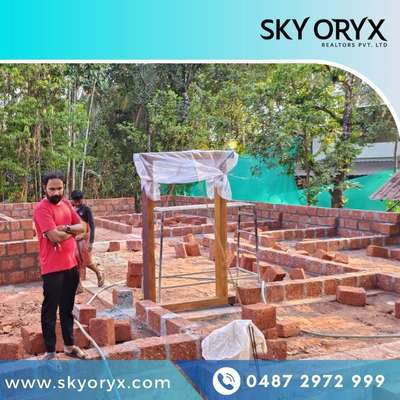 Brick work going on in our Changaramkulam house project. 

Client: Mr. Abu Thahir
Location: Changaramkulam

For more details
☎️ 0487 2972999
🌐 www.skyoryx.com

#skyoryx #builders #buildersinthrissur #house #plan #civil #construction #estimate #plan #elevationdesign #elevation #quality #reinforcedconcrete  #excavation #newhome #brickwork