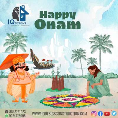 Wish you all a euphoric, prosperous, colorful, healthy, wealthy and fun-filled Onam!
Team IQ DESIGNS
For More Offers, Contact Us - 8848721023,9074476095
#builders #construction #architectural #homesweethome #house #dreamhomes