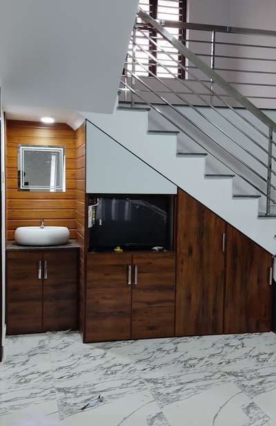 #StaircaseDesigns  #stairbottomstorage #washbasinDesig  #trending  #keralastyle  #newkitchendesign