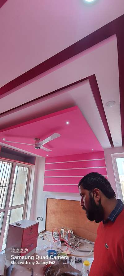 #FalseCeiling #BedroomDecor #MasterBedroom #InteriorDesigner #IndoorPlants #WoodenBeds #Contractor