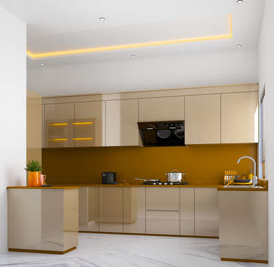 #KitchenIdeas  #ModularKitchen  #KitchenInterior  #LargeKitchen