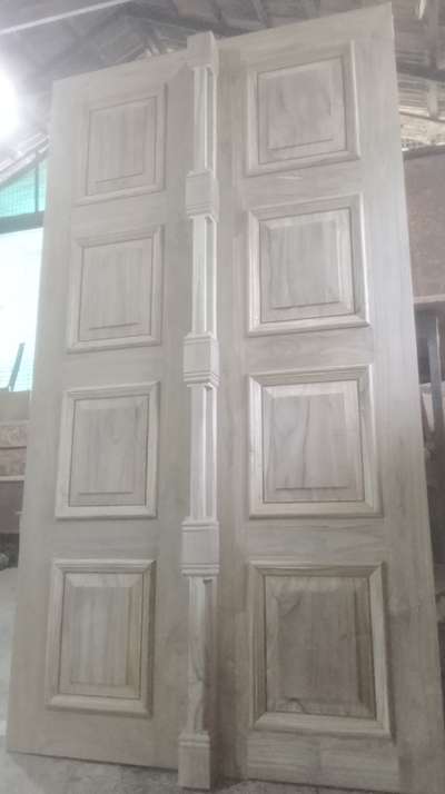 teak wood fround duble door