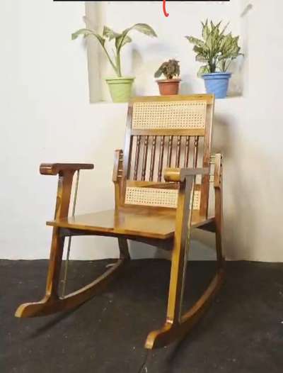 wooden rocking chair