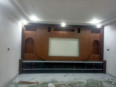 LCD display full wooden work  # professional furniture