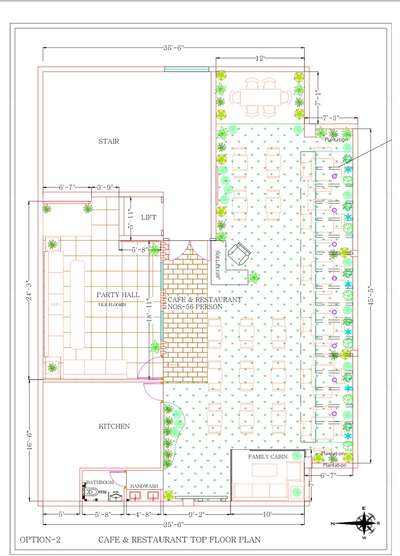 Cafe plan