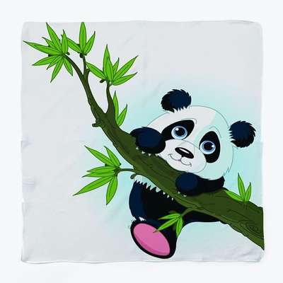 #mirza art panda hanging on tne tree 🌴