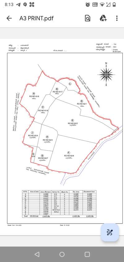 Land conversion drawings