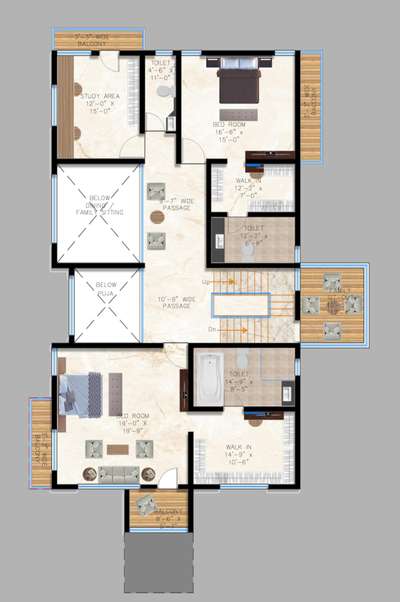 *Plan/2D Layout*
Conceptual Planning of the given space as per client's requirement.