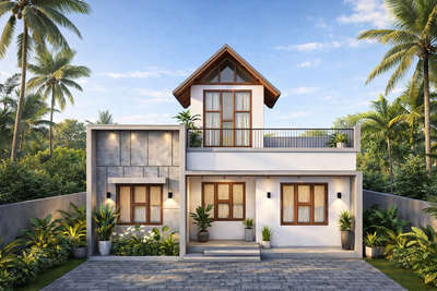 1000 sqft Elevation  #elavation #3d #FloorPlans