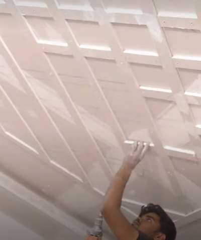 #gypsum ceiling sqft Rs60 all over kerala