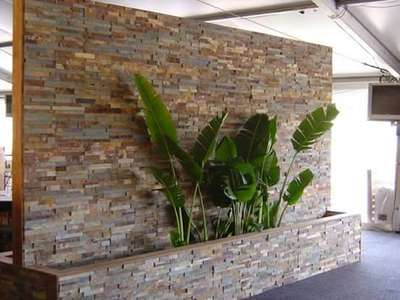 All photo natural stone wall cliding