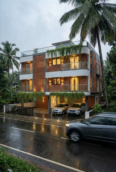 Proposed Apartment Exterior Design at Thrissur 
.
.
.
 #exteriordesigns  #exterior3D 
 #exteriors  #apartmentdesign 
 #apartments  #architecturedesigns 
 #architecturekerala  #architecture