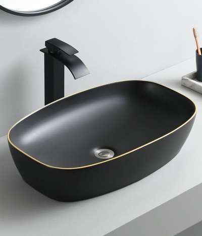 size:24x16 Black 🖤 Beauty hand made art #basin #HouseDesigns #InteriorDesigner #designerbasins #Contractor #cunstruction #BathroomFittings #Plumber #jaquarbathfitting #HouseDesigns  #tabletops