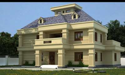 #3000sqftHouse   #5BHKHouse   #royal  #colonialhouse near  #kuttippuram
construction in progress 😍