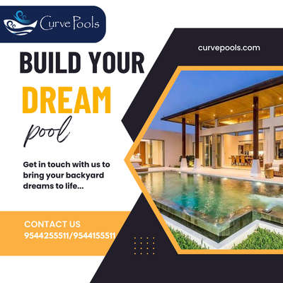 Uplift your water spirit through CURVE POOLS INDIA PVT LTD
..
..
.
.
Visit us :
Www.curvepools.com
Info@curvepools.com
Fb: Curvepools India Pvt Ltd
Insta : curvepools_india_pvt_ltd
Ph: 9544155511/9544255511
 #Architect  #architecturedesigns  #Architectural&Interior  #swimmingpoolconstructionconpany #swimmingpoolcontractor  #swimmingpoolwork  #curvepoolsindiapvtltd