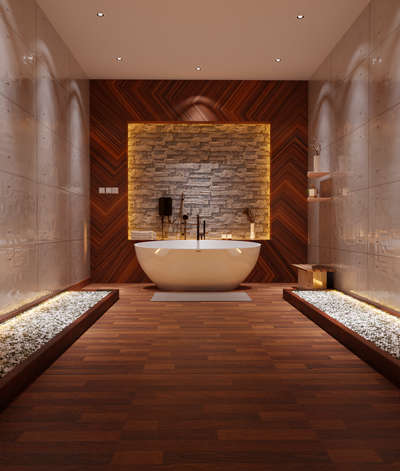 ... PeAcE sPaCe...

 #LUXURY_INTERIOR #innovativedesign  #WoodenFlooring  #WALL_PANELLING  #cladding  #pebbles  #bathtub  #CelingLights  #interiordesign  #feel  #peacefull