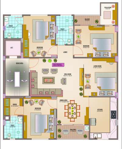 4 bhk flat design full furniture finished in vaishali Nagar jaipur ""sell flat,,,