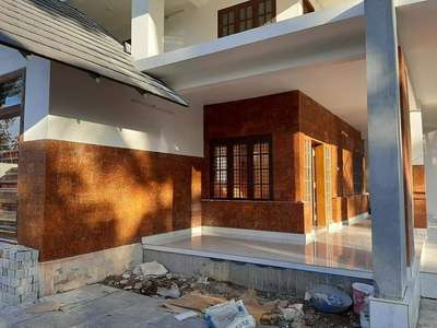 ചെങ്കല്ലിന്റെ wall cladding tile.... സ്വപ്ന ഭവനം സുന്ദരമാക്കാൻ