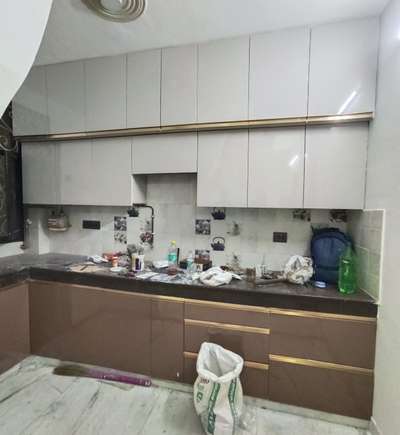 We recently completed a beautiful kitchen in Indirapuram ..#KitchenIdeas #ModularKitchen