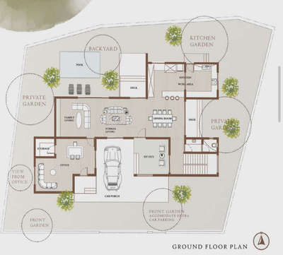 Residence-ground floor plan #FloorPlans