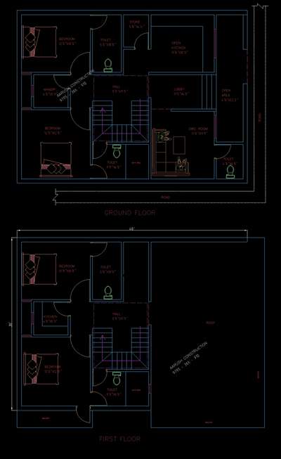 30'x40' House plan