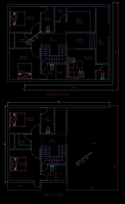 30'x40' House plan