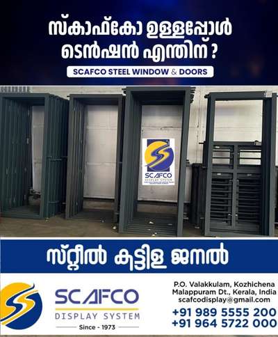 Scafco Steel Door Frame And Window Frames manufacturer 9895555200