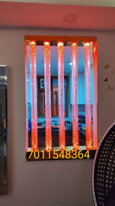water bubble pillars for decoration you can install any where like windows and partition.