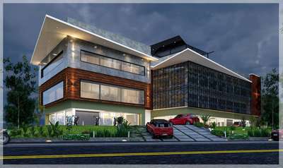 #architecturedesigns  #exteriordesigns #commerciallandscaping  #commercialdesign  #commercial_building  #thodupuzha.