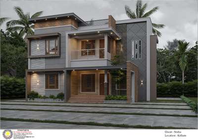 Proposed Residence for Mrs Nisha , Location : Anchal, kollam