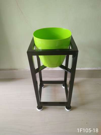 METAL STAND FOR INDOOR PLANTS.
 
Durable, Eco friendly. Rest free, Not harmful for any floor, Adjustable legs for leveling.