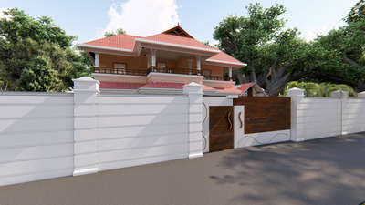 Proposed Two Storey villa @ Trissur