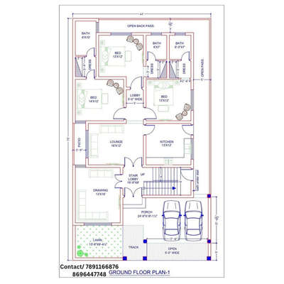 2D PLAN | FOR GROUND FLOOR | ER BL KUMAWAT | #2d #2dDesign #2DPlans #2dDesign #2dmaps #2dworks #Architectural&Interior #housemap #maps #2dmaps #new_desgin #desginerwall #desgine #groundfloor